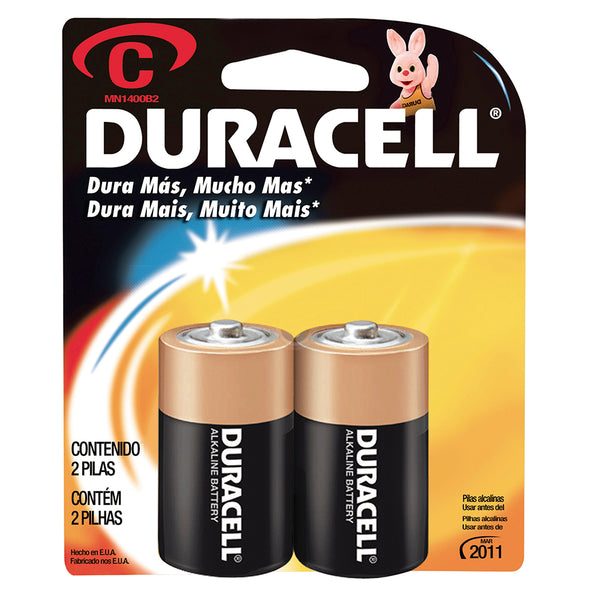 PILA ALCALINA DURACELL® "C" 2 PIEZAS SURTEK