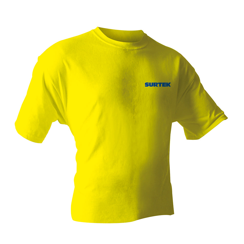 PLAYERA CUELLO REDONDO COLOR AMARILLO TALLA EG SURTEK
