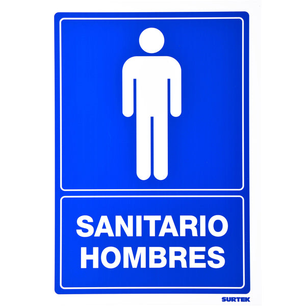 SEÑAL "SANITARIO HOMBRES" SURTEK
