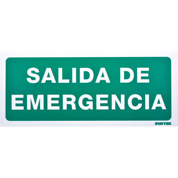 SEÑAL "SALIDA DE EMERGENCIA" SURTEK
