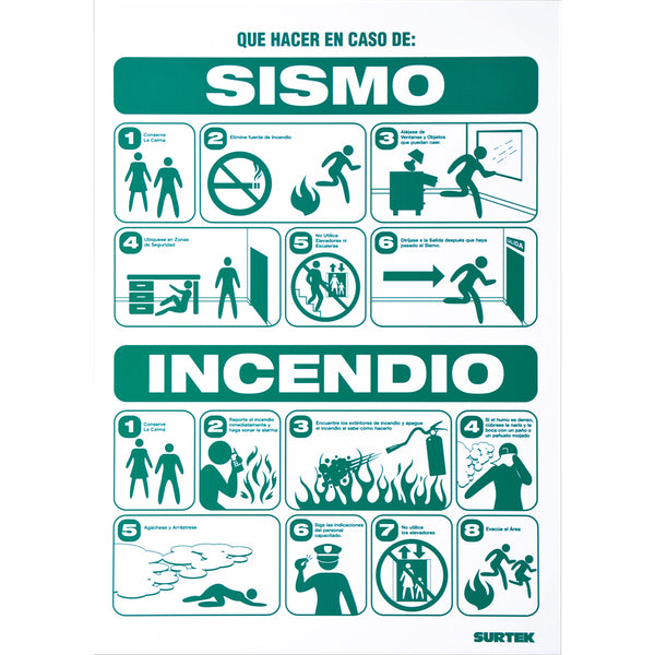 SEÑAL "SISMO/INCENDIO" SURTEK
