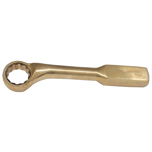 LLAVE DE GOLPE ACODADA DE BRONCE-ALUMINIO ANTICHISPA EN PULGADAS, 12 PUNTAS, 1" URREA